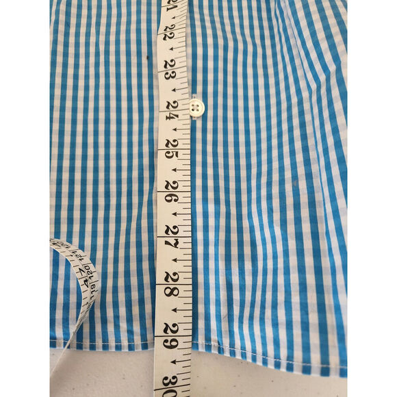 Scotch & and Soda Mens Gingham plaid button up shirt L Easter career casual - Picture 8 of 8